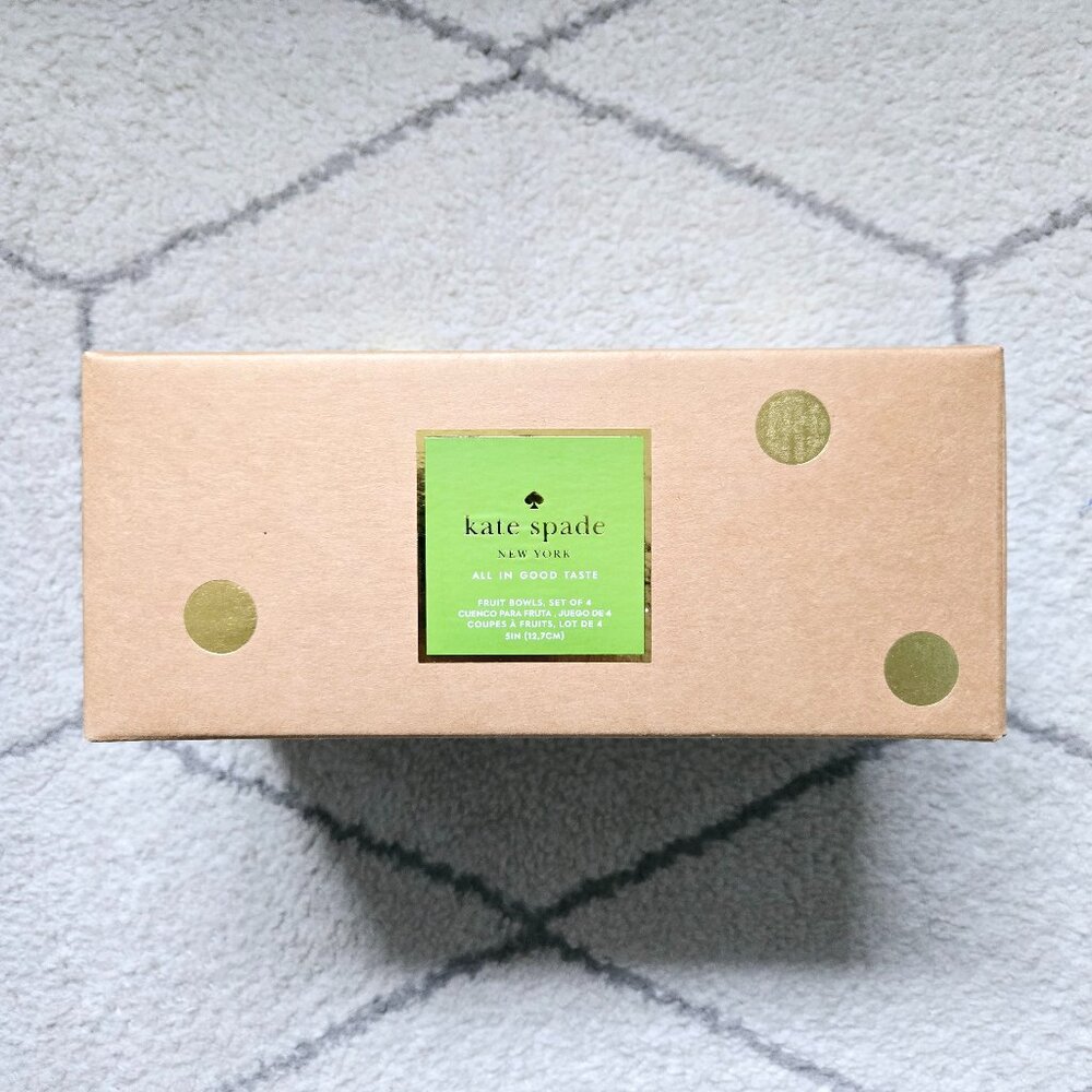 Kate Spade Fruit Bowls Set of 4